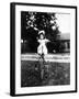 Large Play Doll Sits on a Period Tricycle, Ca. 1925-null-Framed Photographic Print