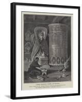 Large Praying-Wheel at Soonum-William 'Crimea' Simpson-Framed Premium Giclee Print