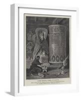 Large Praying-Wheel at Soonum-William 'Crimea' Simpson-Framed Giclee Print