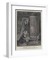 Large Praying-Wheel at Soonum-William 'Crimea' Simpson-Framed Giclee Print