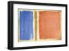 Large Quadrate I-Carmine Thorner-Framed Art Print