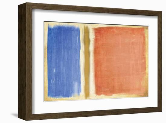 Large Quadrate I-Carmine Thorner-Framed Art Print