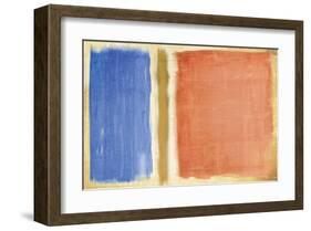 Large Quadrate I-Carmine Thorner-Framed Art Print