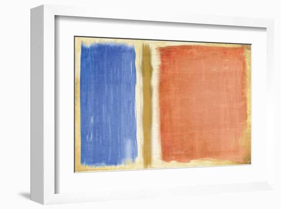 Large Quadrate I-Carmine Thorner-Framed Art Print