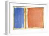 Large Quadrate I-Carmine Thorner-Framed Art Print