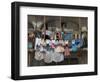 Large Quantity of Laundry Hanging from the Balcony of a Crumbling Building, Habana Vieja, Cuba-Eitan Simanor-Framed Photographic Print