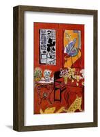 Large Red Interior, 1948-Henri Matisse-Framed Art Print