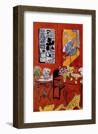 Large Red Interior, 1948-Henri Matisse-Framed Art Print