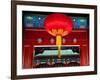 Large Red Lantern Prince Gong's Mansion, Beijing, China. Built During Emperor Qianlong Reign-William Perry-Framed Photographic Print