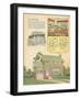 Large Residence, Rendering and Floor Plan-null-Framed Art Print