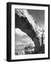 Large Rock Formation Forming a Bridge across Desert-Loomis Dean-Framed Photographic Print