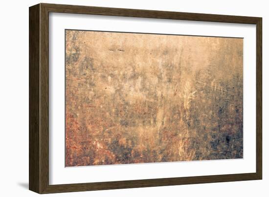 Large Rust Backgrounds-ilolab-Framed Art Print