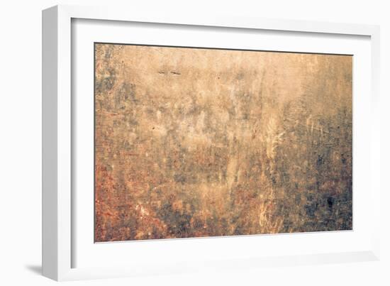 Large Rust Backgrounds-ilolab-Framed Art Print