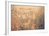 Large Rust Backgrounds-ilolab-Framed Art Print
