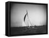 Large Sailboat Out at Sea-Wallace G^ Levison-Framed Stretched Canvas