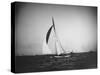 Large Sailboat Out at Sea-Wallace G^ Levison-Stretched Canvas