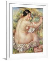 Large Seated Nude, 1912-Pierre-Auguste Renoir-Framed Giclee Print