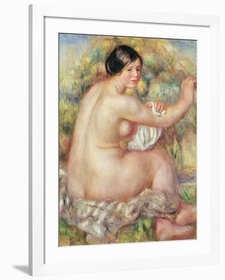 Large Seated Nude, 1912-Pierre-Auguste Renoir-Framed Giclee Print