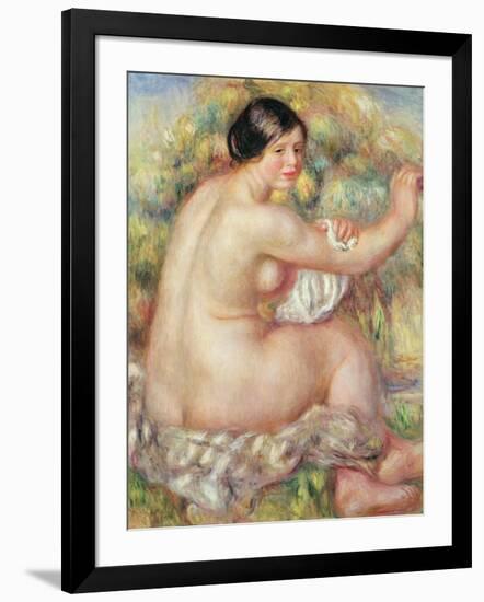 Large Seated Nude, 1912-Pierre-Auguste Renoir-Framed Giclee Print