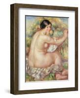 Large Seated Nude, 1912-Pierre-Auguste Renoir-Framed Giclee Print