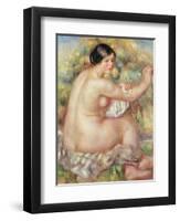 Large Seated Nude, 1912-Pierre-Auguste Renoir-Framed Giclee Print