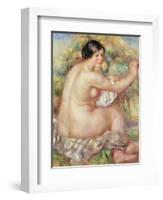 Large Seated Nude, 1912-Pierre-Auguste Renoir-Framed Giclee Print