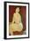 Large Seated Nude by Amedeo Modigliani-null-Framed Premium Photographic Print