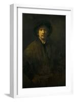 Large Self-Portrait, 1652-Rembrandt van Rijn-Framed Giclee Print