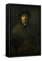 Large Self-Portrait, 1652-Rembrandt van Rijn-Framed Stretched Canvas