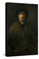 Large Self-Portrait, 1652-Rembrandt van Rijn-Stretched Canvas