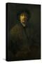Large Self-Portrait, 1652-Rembrandt van Rijn-Stretched Canvas