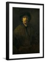 Large Self-Portrait, 1652-Rembrandt van Rijn-Framed Giclee Print