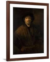 Large Self-Portrait, 1652-Rembrandt van Rijn-Framed Giclee Print