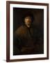 Large Self-Portrait, 1652-Rembrandt van Rijn-Framed Giclee Print