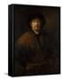 Large Self-Portrait, 1652-Rembrandt van Rijn-Framed Stretched Canvas