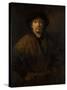 Large Self-Portrait, 1652-Rembrandt van Rijn-Stretched Canvas