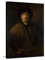 Large Self-Portrait, 1652-Rembrandt van Rijn-Stretched Canvas