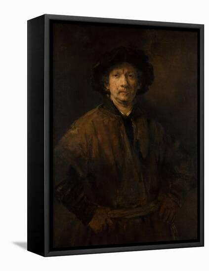 Large Self-Portrait, 1652-Rembrandt van Rijn-Framed Stretched Canvas