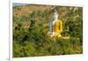 Large sitting Buddha statue near Maha Bodhi Ta Htaung Standing Buddha, Monywa, Myanmar (Burma)-Jan Miracky-Framed Photographic Print