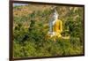 Large sitting Buddha statue near Maha Bodhi Ta Htaung Standing Buddha, Monywa, Myanmar (Burma)-Jan Miracky-Framed Photographic Print