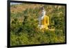 Large sitting Buddha statue near Maha Bodhi Ta Htaung Standing Buddha, Monywa, Myanmar (Burma)-Jan Miracky-Framed Photographic Print