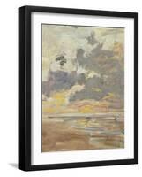 Large Sky, C.1888-95-Eugène Boudin-Framed Giclee Print