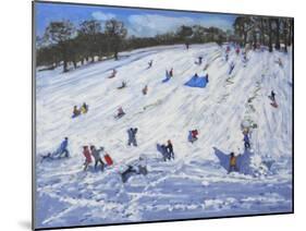 Large Snowman, Chatsworth, 2012-Andrew Macara-Mounted Giclee Print