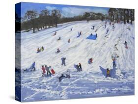 Large Snowman, Chatsworth, 2012-Andrew Macara-Stretched Canvas