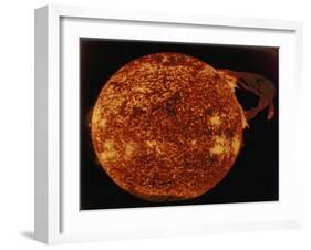 Large Solar Prominence in Extreme Ultraviolet Light, 1973-null-Framed Giclee Print