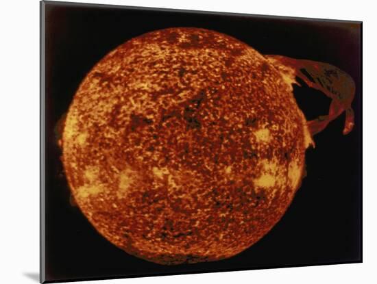 Large Solar Prominence in Extreme Ultraviolet Light, 1973-null-Mounted Giclee Print