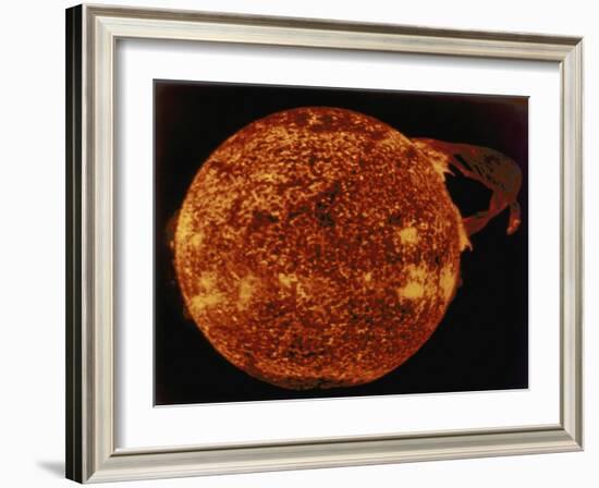 Large Solar Prominence in Extreme Ultraviolet Light, 1973-null-Framed Giclee Print