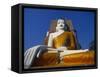 Large Statue of the Buddha at Kyaik Pun Paya, Bago, Myanmar-Alain Evrard-Framed Stretched Canvas