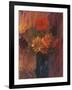 Large Still Life: Red and Yellow Dahlia; Grosses Stilleben: Rote Und Gelbe Dahlien, 1937-Alexej Von Jawlensky-Framed Giclee Print