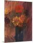 Large Still Life: Red and Yellow Dahlia; Grosses Stilleben: Rote Und Gelbe Dahlien, 1937-Alexej Von Jawlensky-Mounted Giclee Print